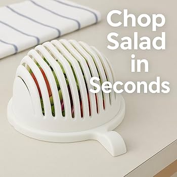 Amazon.com: Quick Salad Maker Chopper Salad Cutter Bowl Swiftly